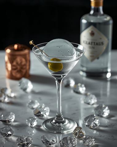 Diamond Ice Sphere Martini