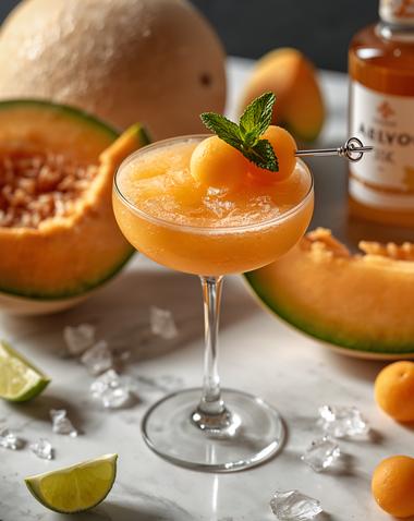Frozen Cantaloupe Melon Ball
