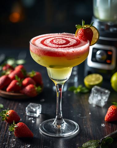 Frozen Strawberry Daiquiri Swirl