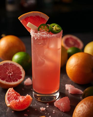 Pink Grapefruit Paloma